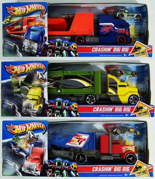 Hot wheels best sale crashing big rigs