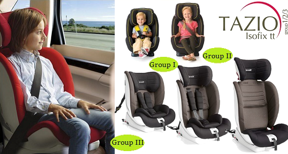 Brevi Car Seat 9-36kg TAZIO TT Isofix Red col.233 Simonovi BG shop