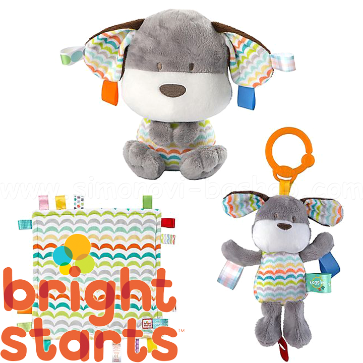 *Bright Starts    Baby's First Taggies Set