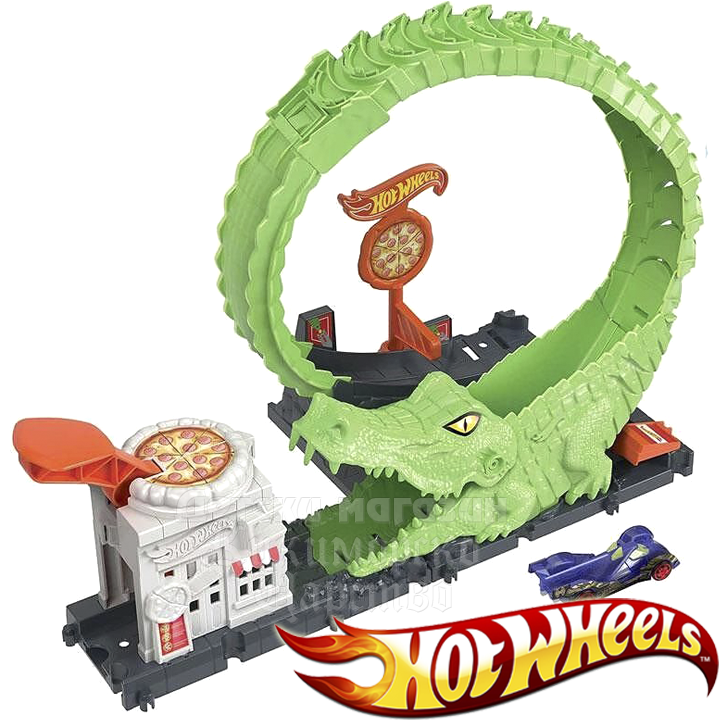 * Hot Wheels City Gator Loop Attack    HKX39
