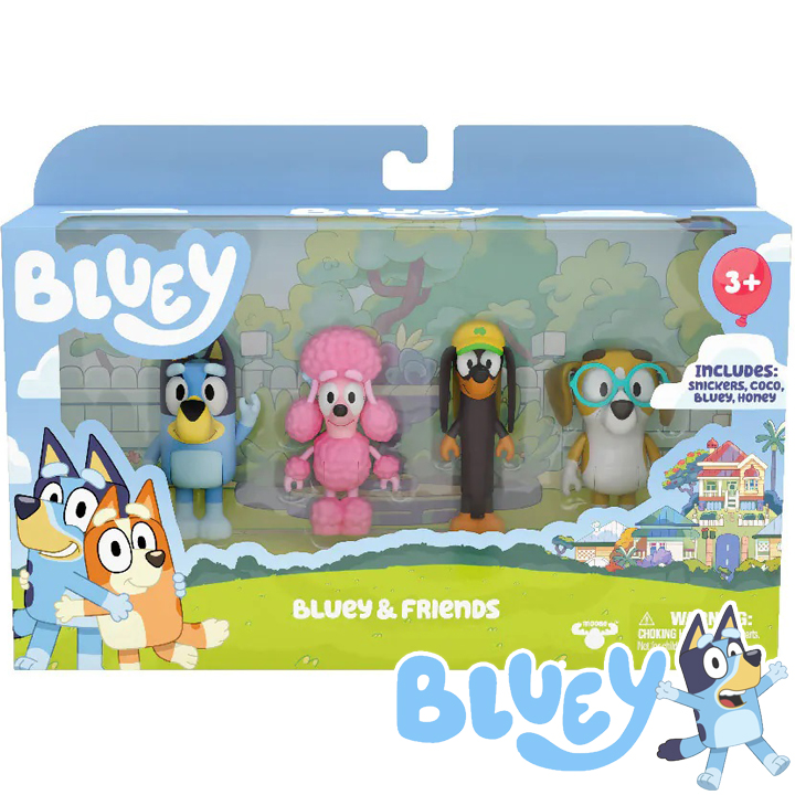 *BLUEY Bluey 4 figures