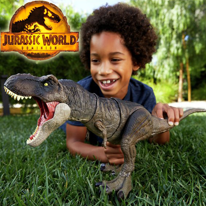 Jurassic World Dominion Thrash 'n Devour Tyrannosaurus Rex™   HDY56