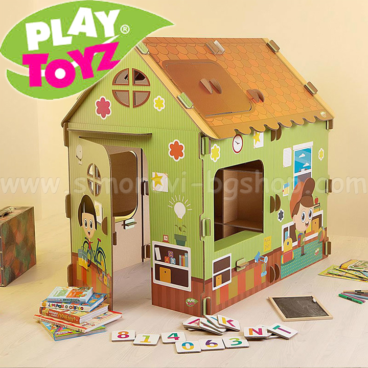        playtoyz PlayToyz Children's Cardboard Playhouse