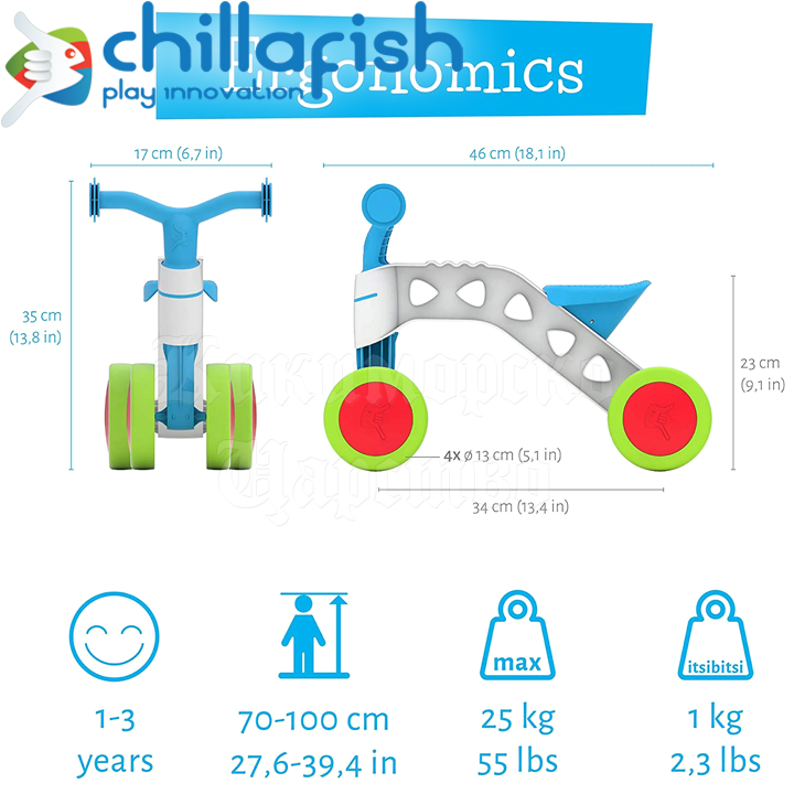 *Chillafish ItsiBitsi    Blue CPIB01BLU