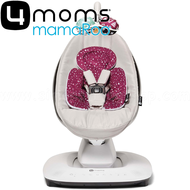 * 4Moms MamaRoo®5   e Newborn  mamaRoo 5.0 Maroon/Plush