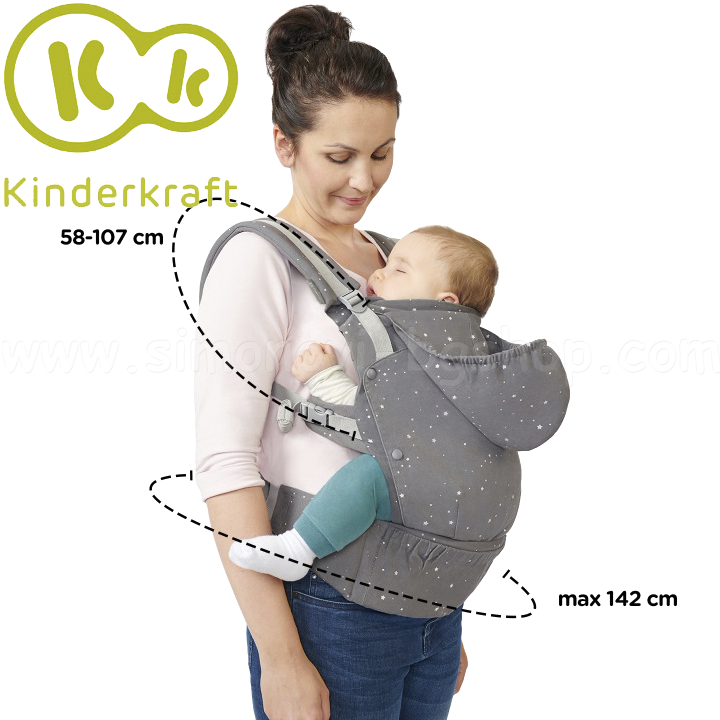 KinderKraft  HUGGY Grey KKNHUGGGRY0000