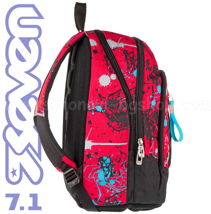 Seven 7.1    USB Plug  Spray Red 36680-1