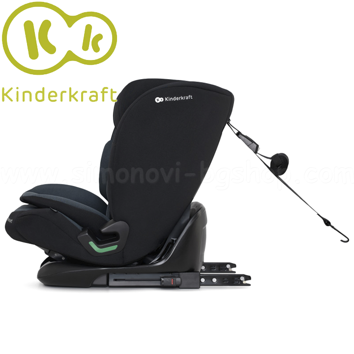 * 2023 KinderKraft    Oneto3 i-size (9-36.) GRAPHITE BLACK
