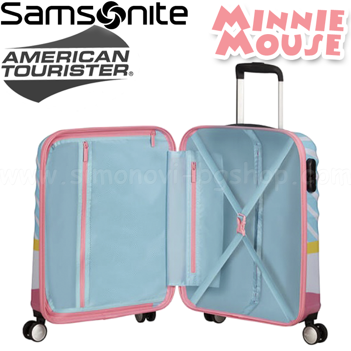 American Tourister   Disney Wavebreaker 55 Minnie Pink Kiss 31C.80.001-1
