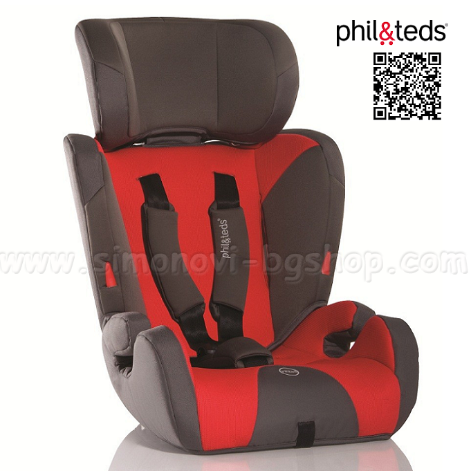Car seat 9-36. Discovery Charcoal/Red - Phil & Teds 2013