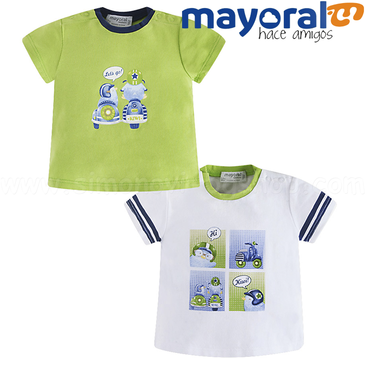 Mayoral Boys Set Two T-shirts 1004-15 (1-9m)