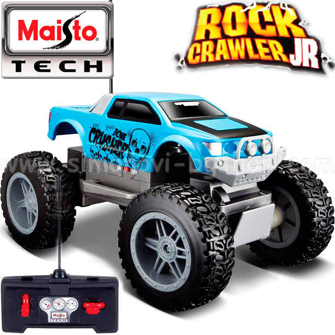 *Maisto Tech  Mini Rock Crawler Junior Blue   81162