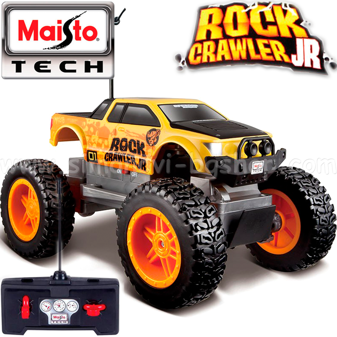 *Maisto Tech  Mini Rock Crawler Junior Yellow   81162