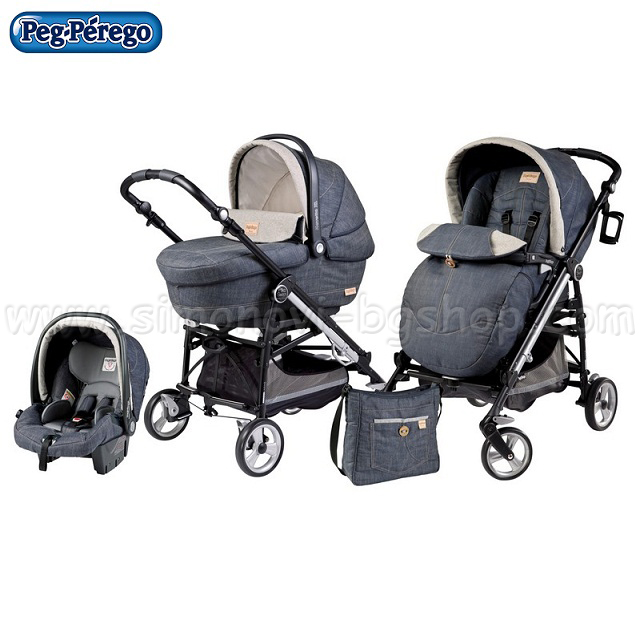 2013 Peg Perego ������� PLIKO SWITCH EASY DRIVE MODULAR Denim