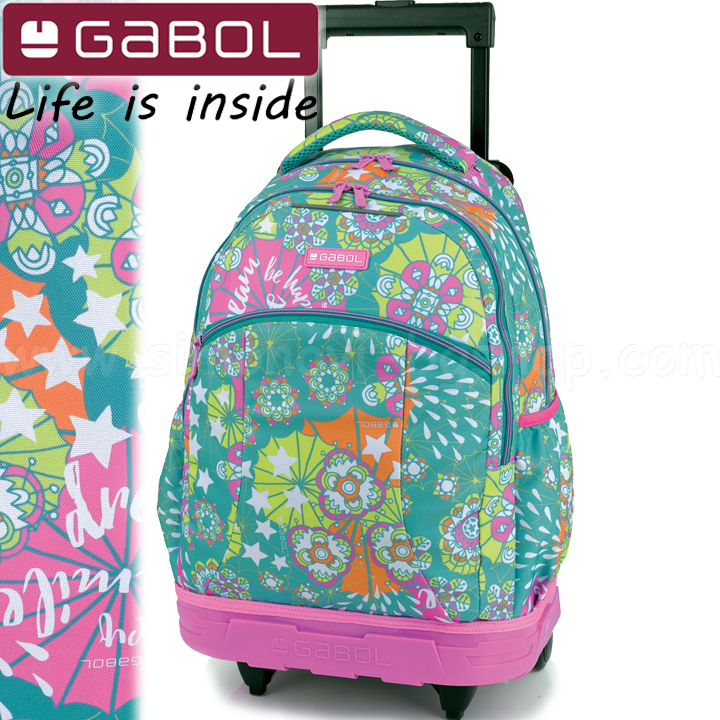 Gabol Mint Учеическа раница с колелца 22454799 Gabol Mint Учеическа раница с колелца 22454799