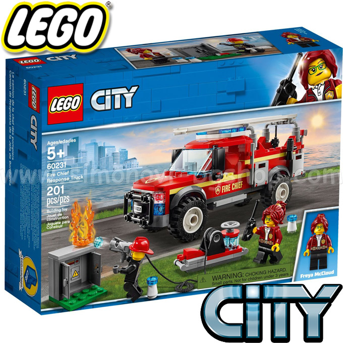 2019 Lego® City Камионът на командира на пожарната 60231 2019 Lego® City Камионът на командира на пожарната 60231