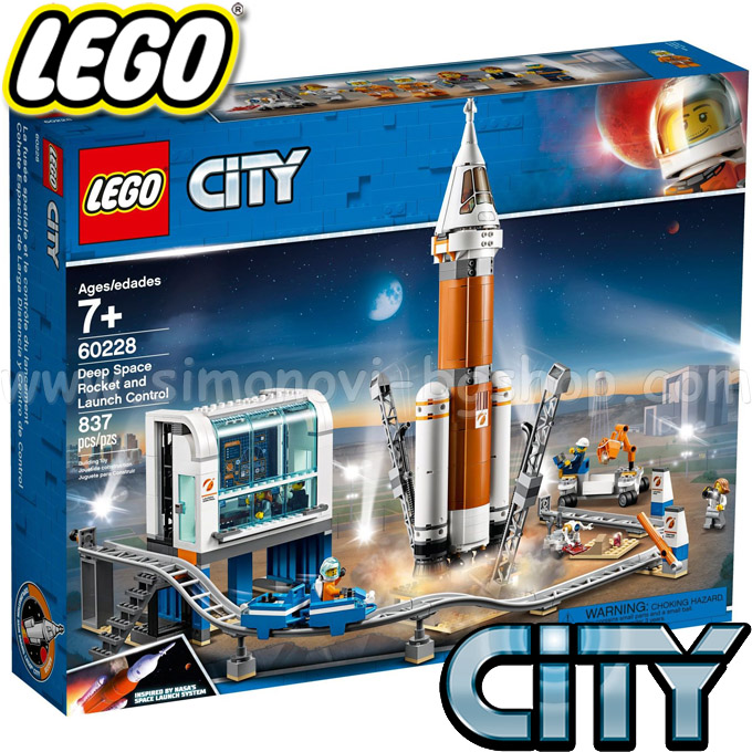 2019 Lego® City Ракета за открития космос и контрол на изстрелването 60228 2019 Lego® City Ракета за открития космос и контрол на изстрелването 60228