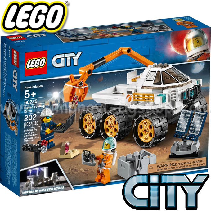 2019 Lego® City Тестдрайвър за роувър 60225 2019 Lego® City Тестдрайвър за роувър 60225