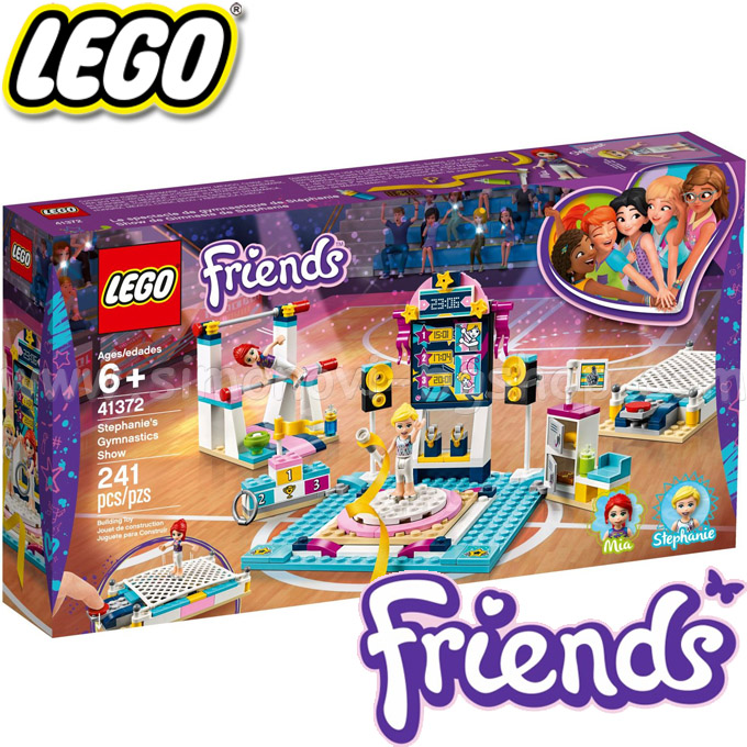 2019 LEGO® Friends Гимнастическото шоу на Стефани 41372 2019 LEGO® Friends Гимнастическото шоу на Стефани 41372