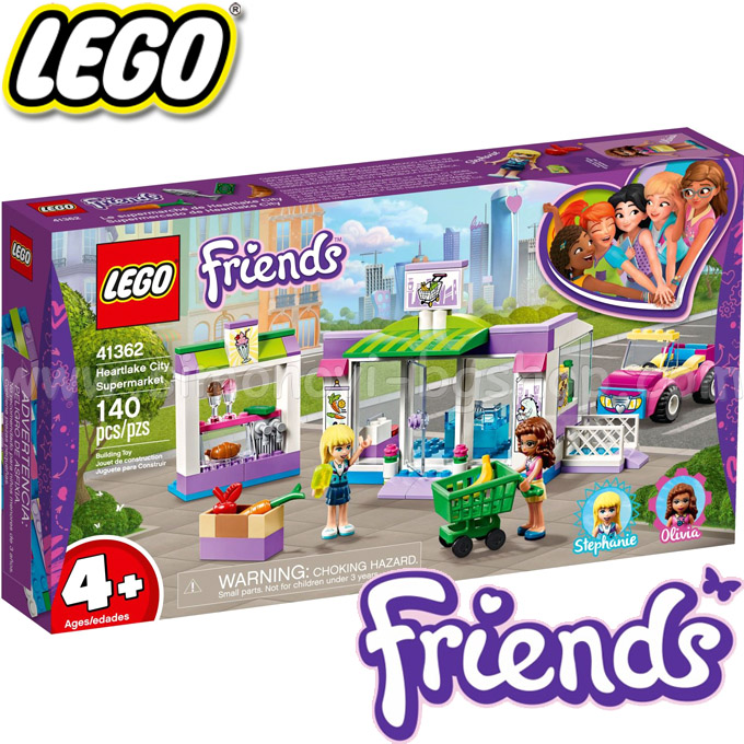 2019 LEGO® Friends Супермаркет Хартлейк Сити 41362 2019 LEGO® Friends Супермаркет Хартлейк Сити 41362