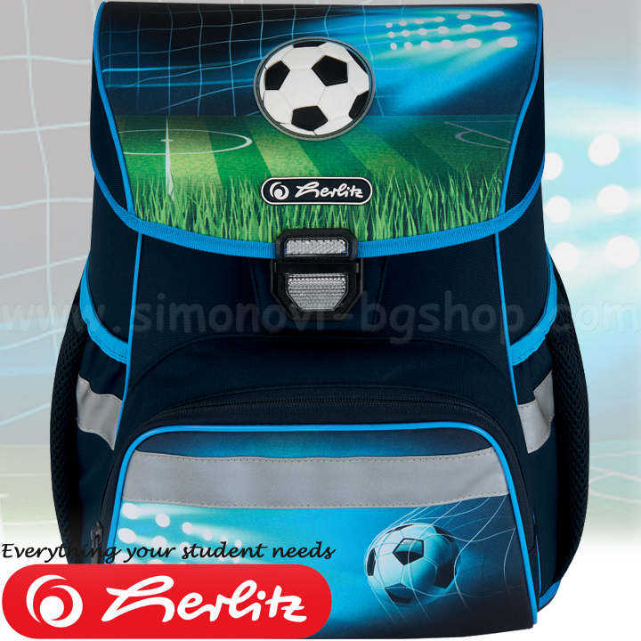 Herlitz Loop Ergonomic school backpack Soccer 50028855 Herlitz Loop Ergonomic school backpack Soccer 50028855