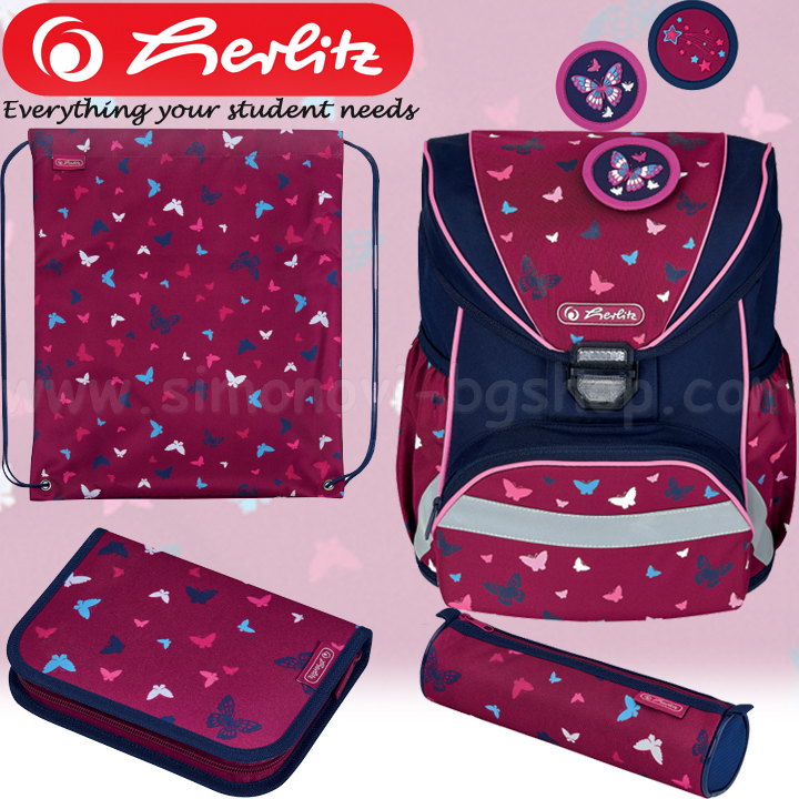 pantry business break Herlitz UltraLight Plus School backpack with accessories Butterfly 50026791 Simonovi BG shop pantry business break Herlitz UltraLight Plus School backpack with accessories Butterfly 50026791 Simonovi BG shop