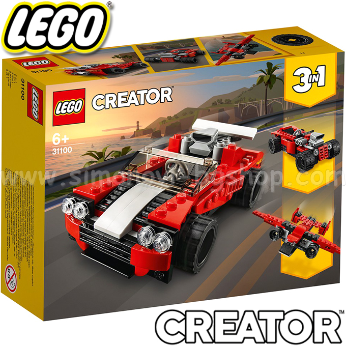 2020 Mașina sport Lego Creator 31100