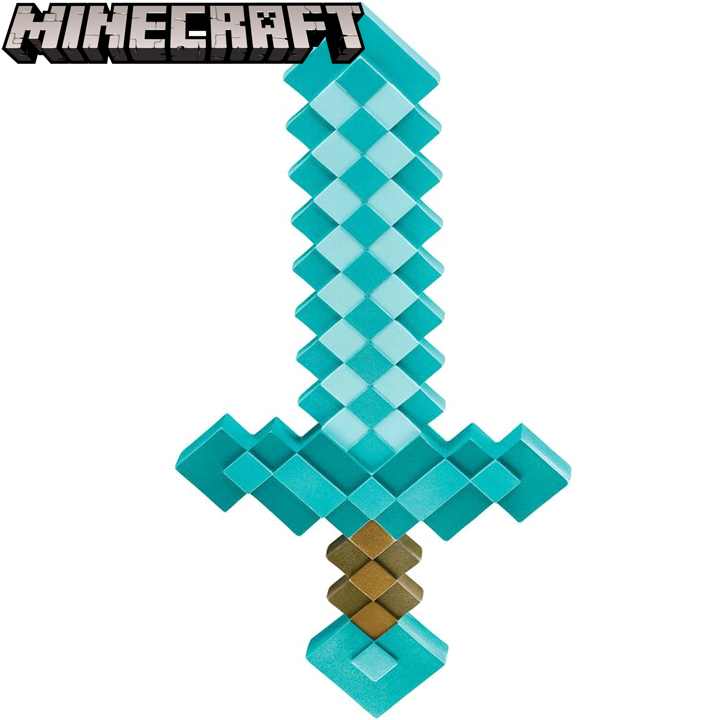 2023 Minecraft Plastic Sword Minecraft - Diamond 2302HS01