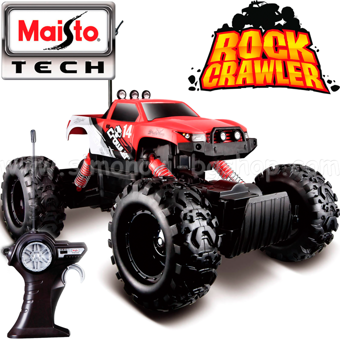 *Maisto Tech  Rock Crawler   Red