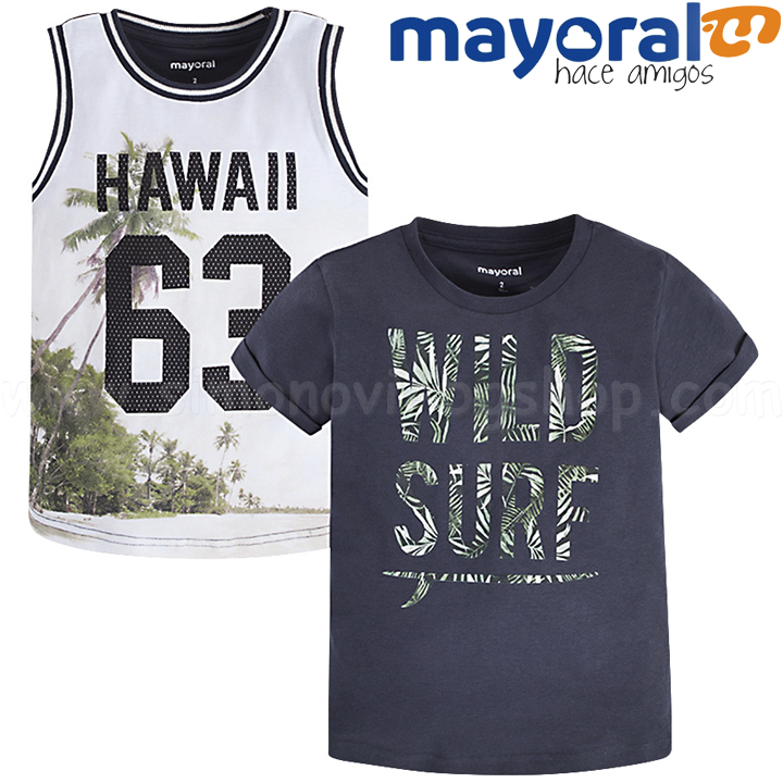 Mayoral Boys T-Shirt and T-shirt Set HAWAII 3079-31 (2-9d)
