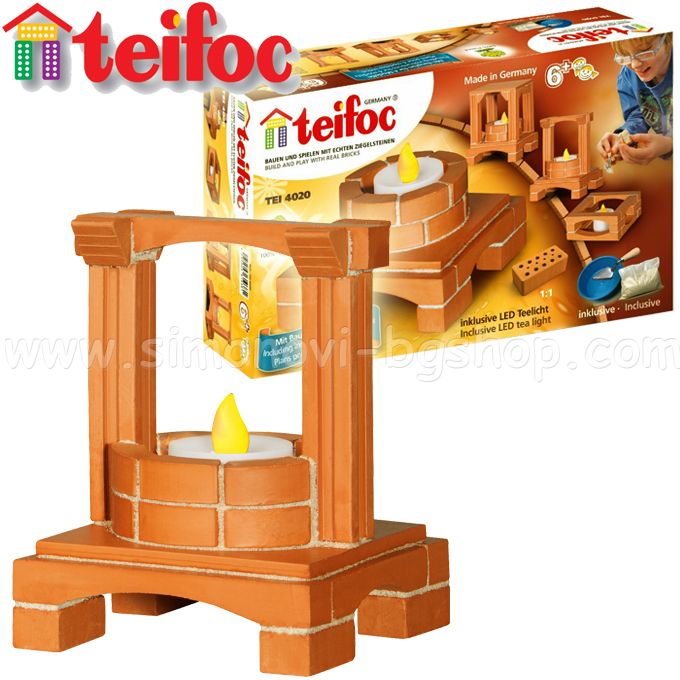Teifoc Constructor Bricks - decorative lumanari cu Led iluminare
