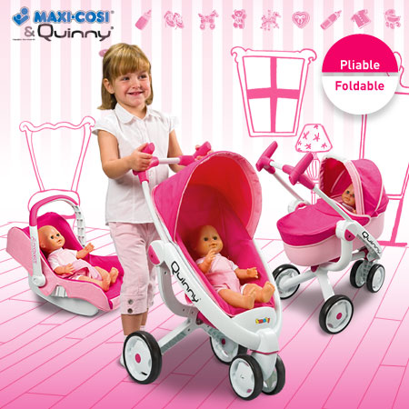 Smoby -    4  1 Maxi Cosi & Quinny Pink 