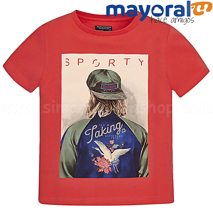 Mayoral Boys T-Shirt Sporty 6098-21 (10-12d)