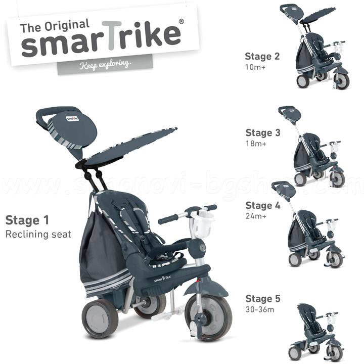 smart trike dazzle 5 in 1