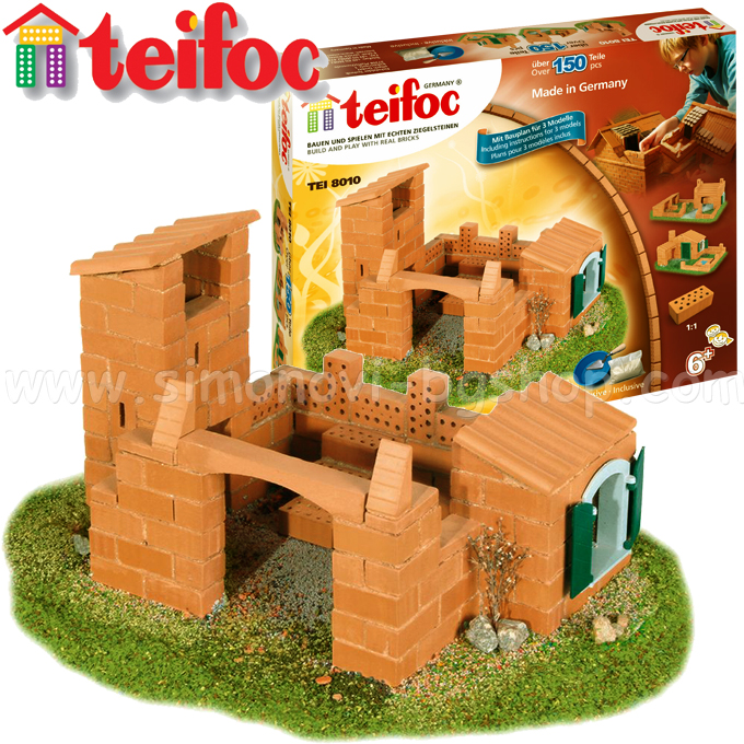 Teifoc Constructor cu cărămizi - Castle House 8010
