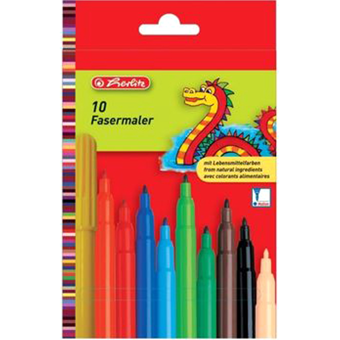 Herlitz Цветни моливи 10 цвята 8649139 Herlitz Цветни моливи 10 цвята 8649139