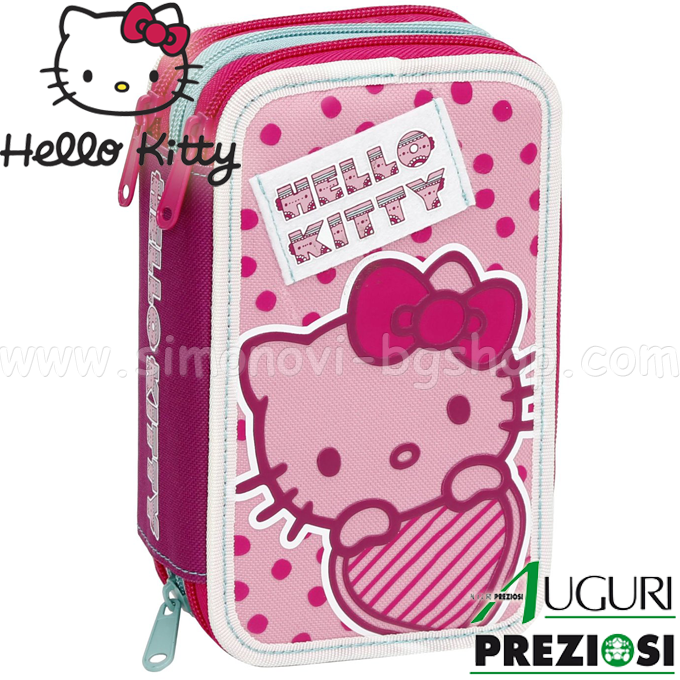 * Hello Kitty Full kit with 3 zipper 00135 Auguri Preziosi