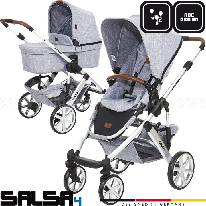 Abc Design Stroller 4 Salsa Graphite Grey