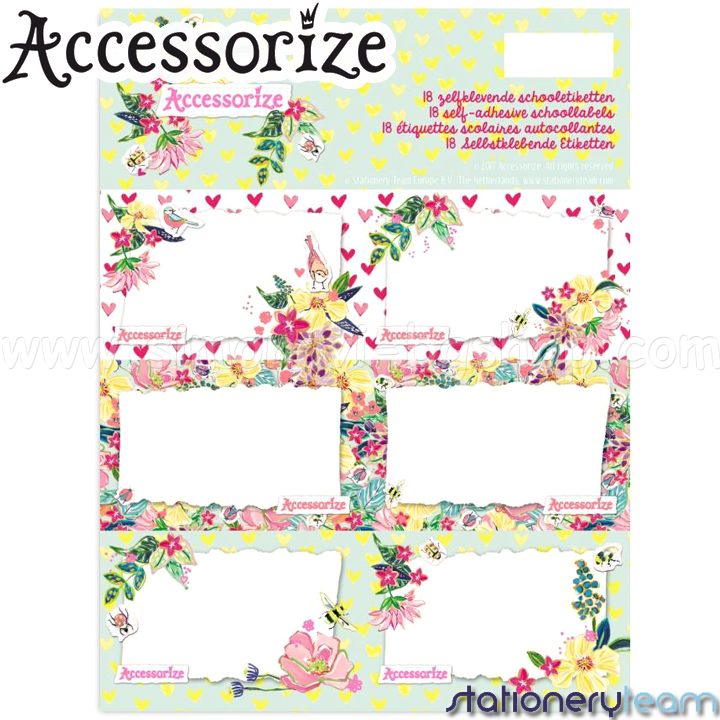 Accessorize Етикети 10472 Stationery Team Accessorize Етикети 10472 Stationery Team