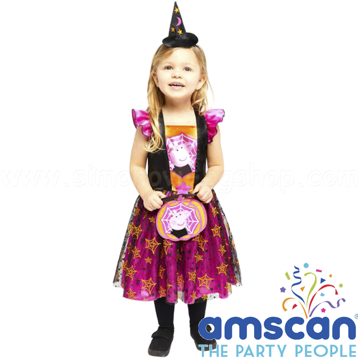* Amscan Carnival costume Peppa Pig Girl 3-4 years 9019033