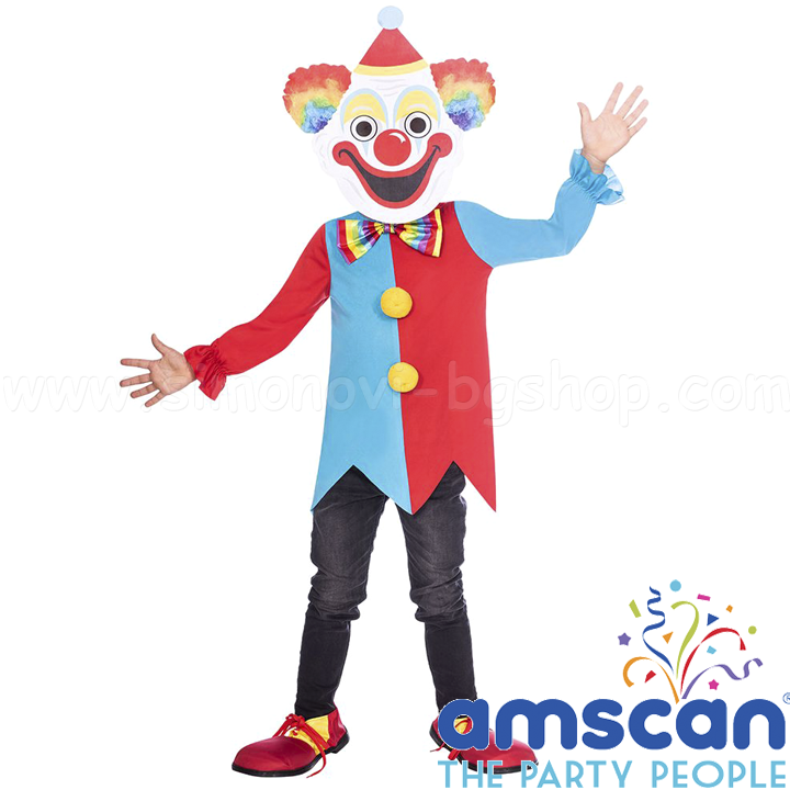 * Amscan Carnival Clown costume 4-12 years