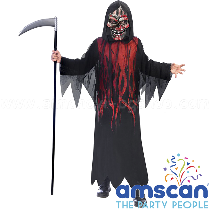 * Amscan   Dark Shadow Reaper 6-12 