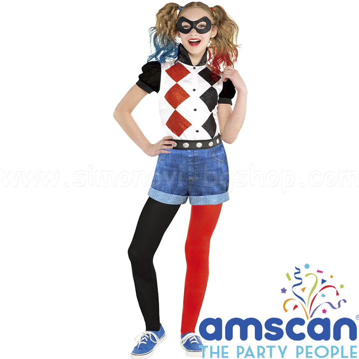 * Amscan Harley Quinn Carnival Costume 6-12 years