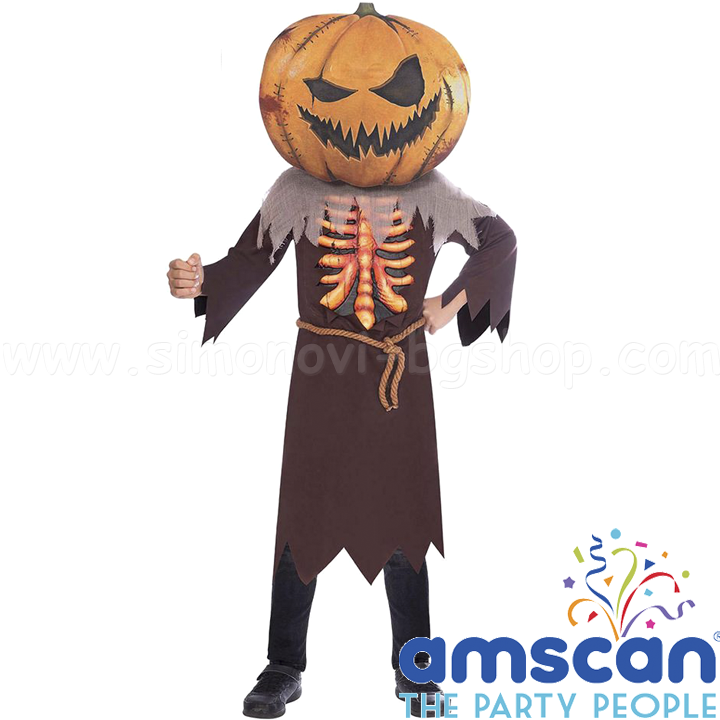 * Amscan Scary Pumpkin Carnival Costume 4-12 years