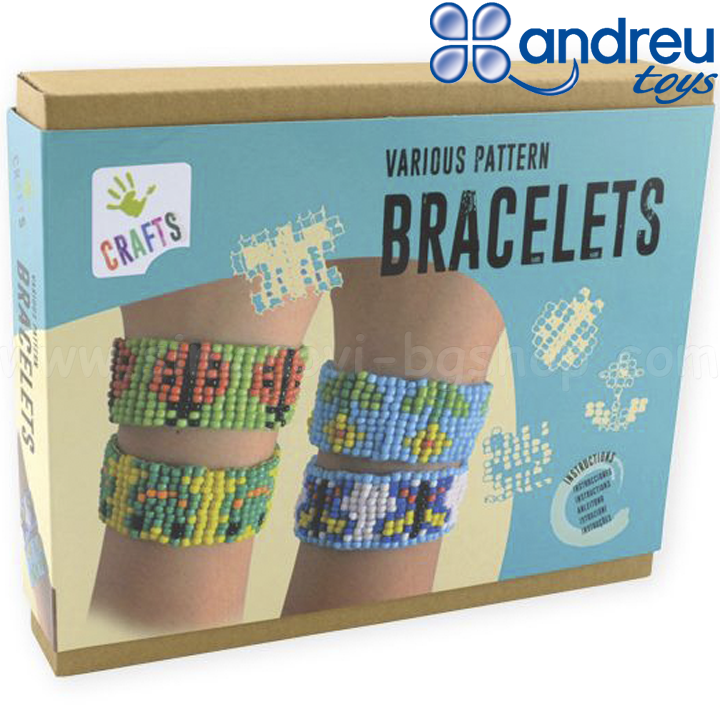 Andreu Toys - Braided bracelets with beads 1280025