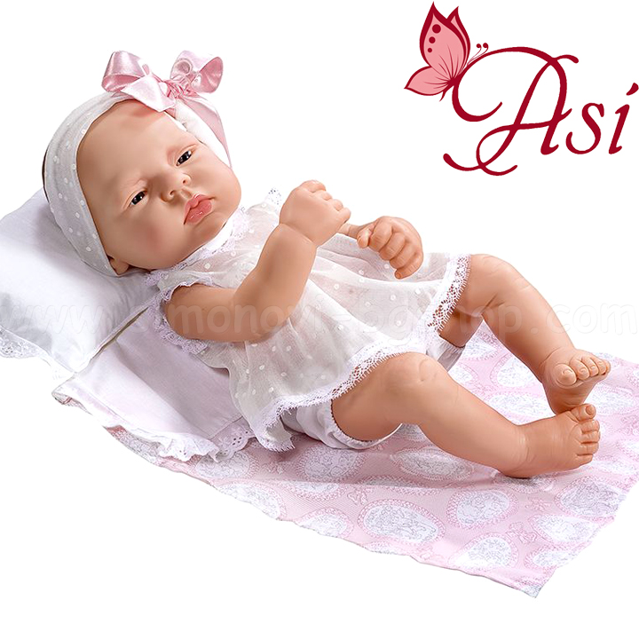 Asi Кукла бебе Лучия с розова панделка 0323950 Asi Кукла бебе Лучия с розова панделка 0323950