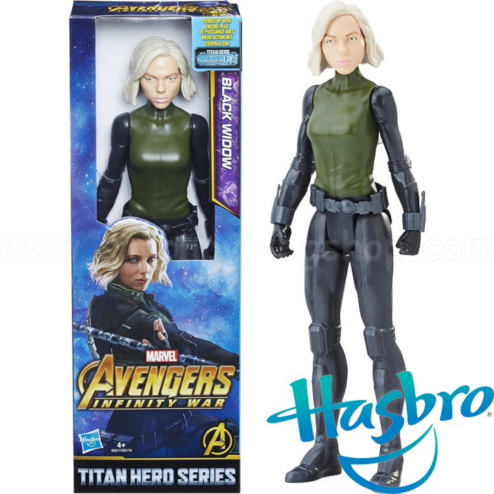 *Marvel Avengers Titan Hero Екшън фигура Black Widow с Power FX порт E2217 *Marvel Avengers Titan Hero Екшън фигура Black Widow с Power FX порт E2217