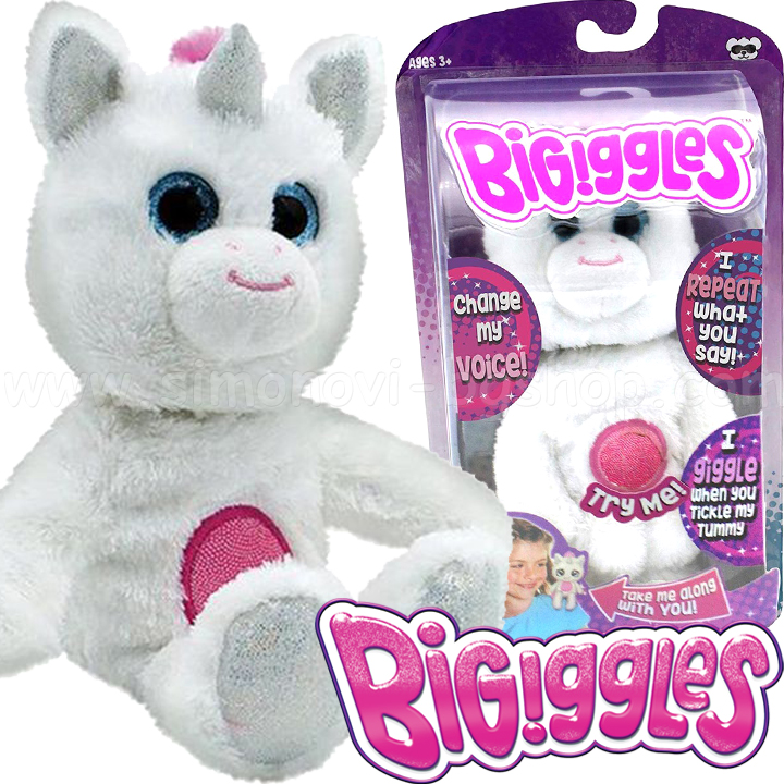 BiGiggles Интерактивни животинки повтарящи със забавен глас Еднорога Phoebe 3101 BiGiggles Интерактивни животинки повтарящи със забавен глас Еднорога Phoebe 3101