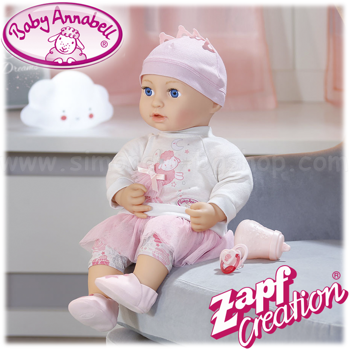 Baby Annabell® Кукла "Сладки сънища" Мия 43см. 702857 Zapf Creation Baby Annabell® Кукла "Сладки сънища" Мия 43см. 702857 Zapf Creation