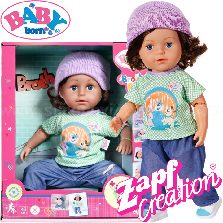 * 2023 Baby Born Brother Play & Style   43. 833049 Zapf
